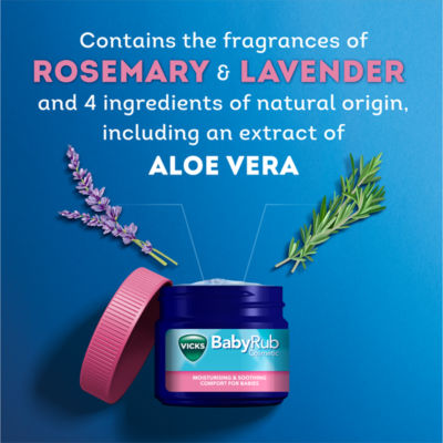 Vicks BabyRub Ointment 50g (British brand)