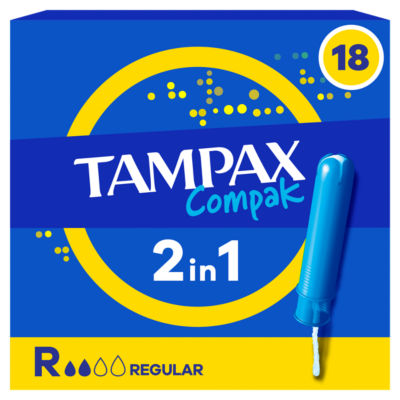 Tampax Compak Regular Tampons Applicator
