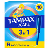 Tampax Pearl Regular tampons x18 (British brand)