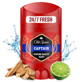Old Spice Captain deodorant stick 50ml, imported from the UK