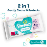 Pampers sensitive baby wipes 624 wipes, imported from the UK