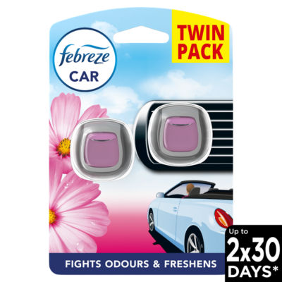 Febreze Car Air Freshener Blossom & Breeze 4ml Pack of 2 - British product