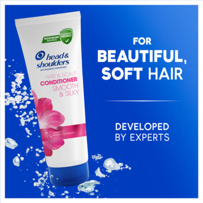 Head & Shoulders Smooth & Silky Anti-Dandruff Conditioner 275ml, UK version