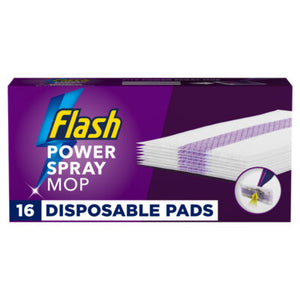 Flash Power Spray Mop Disposable Floor Cleaner Pads 16 Refills