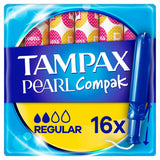 Tampax Pearl Compak Regular Tampons 16 pack (British brand)