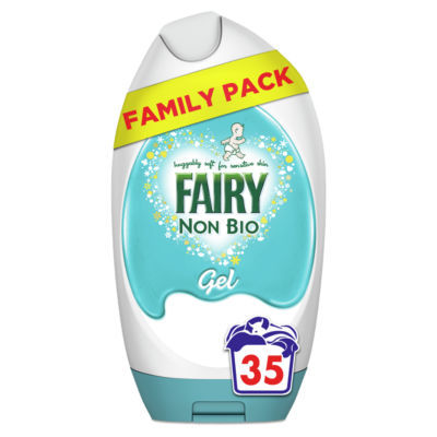Fairy Non Bio washing liquid gel 1.225L (British brand)