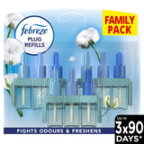 ASDA Febreze 3Volution Plug In Refill Cotton Fresh Electrical Diffuser 3x20ml- Buy online at McGrocer