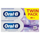 ASDA Oral-B 3DWhite Luxe Perfection Cool Mint Toothpaste 2x75ml- Buy online at McGrocer