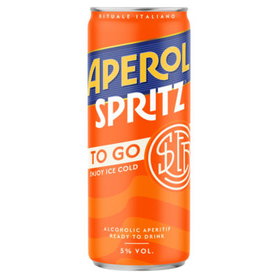 Aperol Spritz To Go 250ml can (British brand)