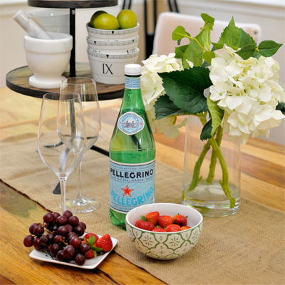 San Pellegrino sparkling natural mineral water 1L (British brand)