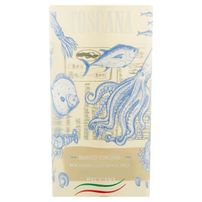 Piccini Bianco Toscana white wine 75cl, imported from the UK