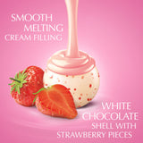 Lindt Lindor Strawberries & Cream truffles 200g, UK version