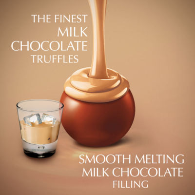 Lindt Irish cream chocolate truffles 200g, imported from the UK