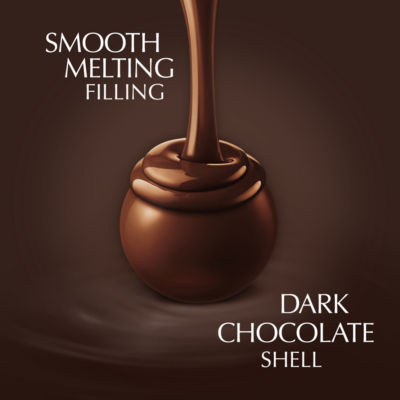 Lindt Lindor extra dark chocolate truffles 200g box, UK version