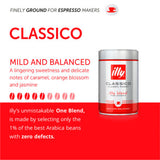 Illy ground coffee Espresso Classico Roast 250g, UK version