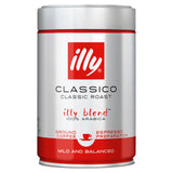 Illy ground coffee Espresso Classico Roast 250g, UK version