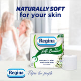 Regina soft bamboo toilet tissue 9 roll pack, UK version