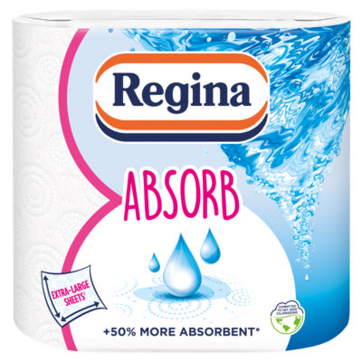 Regina Absorb 2R kitchen towel 2 rolls, imported from the UK