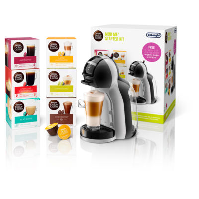 Nescafe Dolce Gusto Mini-Me compact coffee machine black-grey, UK version