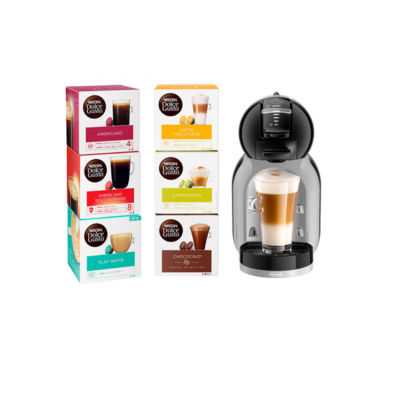 Nescafe Dolce Gusto Mini-Me compact coffee machine black-grey, UK version
