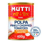 ASDA Mutti Finely Chopped Tomatoes with Garlic 400g- Buy online at McGrocer
