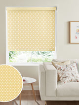 Next Cath Kidston Yellow Button Spot Made to Measure Roller Blind- Buy online at McGrocer