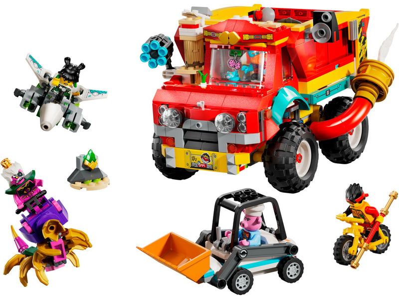 LEGO Monkie Kid truck building set 712 pieces, imported from the UK