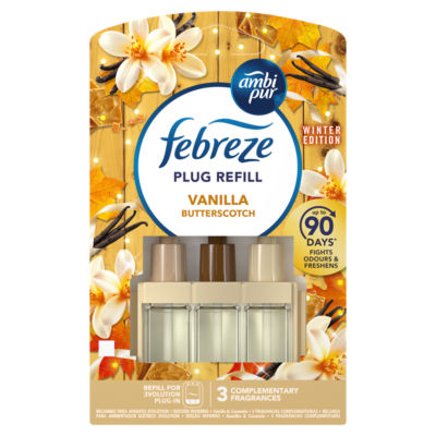 ASDA Febreze 3Volution Air Freshener Plug In Refill Vanilla Cookie 20 ML- Buy online at McGrocer