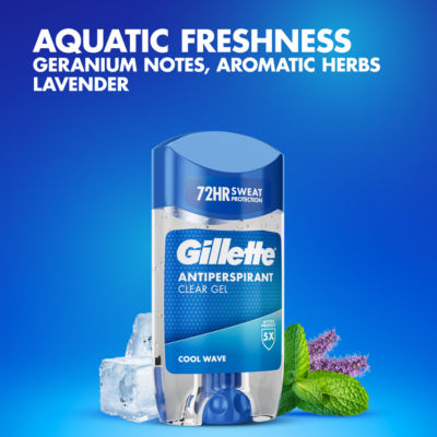 Gillette Cool Wave antiperspirant 70ml, UK version