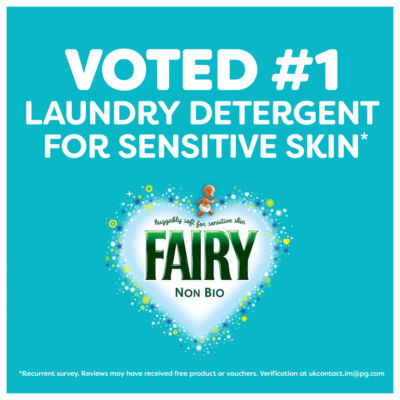 Fairy non bio liquid detergent 2.232L, imported from the UK