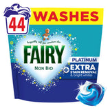 ASDA Fairy Non Bio Platinum Washing Capsules 44 Washes- Buy online at McGrocer