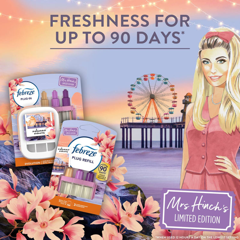 Febreze air freshener refill Mrs Hinch's Midsummer Memories 20ml, UK version
