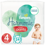 ASDA Pampers Harmonie Nappy Pants Size 4, 24 Nappies, 9kg - 15kg, Essential Pack- Buy online at McGrocer
