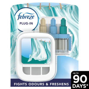 Febreze 3Volution Smart Programming Air Freshener Plug-In Starter Kit Fresh Linen