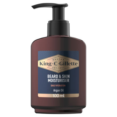King C. Gillette face and stubble moisturiser 100ml, UK version
