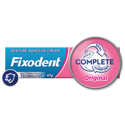 ASDA Fixodent Complete Denture Adhesive Light Mint 40g- Buy online at McGrocer
