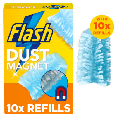Flash Duster Dust Magnet Trap & Lock Refills 10