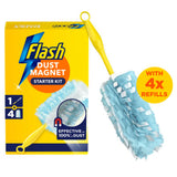 ASDA Flash Dust Magnet Duster Kit 1 Handle 4 Refills- Buy online at McGrocer