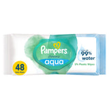 Pampers Harmonie Aqua Plastic-Free Baby Wipes 48 Wipes