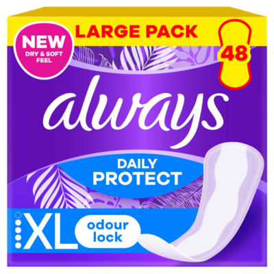 Always Extra Long panty liners 48 liners - British product