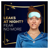 Always moderate night sanitary towels size 4 with wings, 16 pads - British product