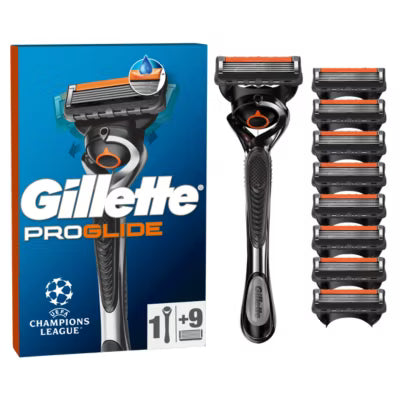 Gillette ProGlide men's shaving razor, UK version