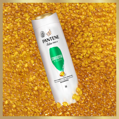Pantene Smooth & Sleek Shampoo 325ml, imported from the UK