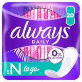 ASDA Always Daily Fresh Normal Panty Liners Unscented 20 Count- Buy online at McGrocer