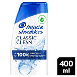ASDA Head & Shoulders Classic Clean Anti-Dandruff Shampoo 400ml- Buy online at McGrocer