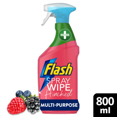 ASDA Flash Antibac Wild Berries Cleaning Spray 800ml- Buy online at McGrocer