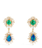 Suzanne Kalan one of a kind drop earrings in yellow gold - British product