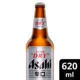 ASDA Asahi Super Dry Premium Lager Beer 620ml Bottle- Buy online at McGrocer