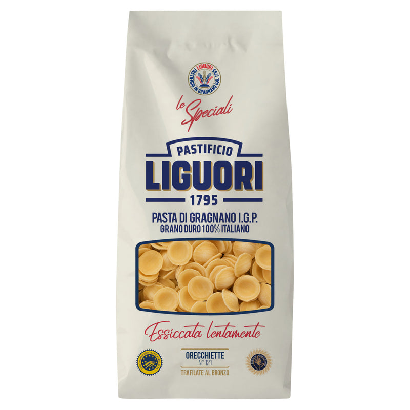 Pastificio Liguori orecchiette pasta 500g, imported from the UK