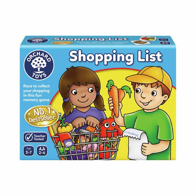 Orchard Toys Shopping List Game box, UK version